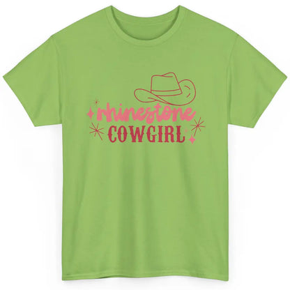 Retro Rhinestone Cowgirl Hippie Western Country Cowgirls Classic Unisex T-Shirt