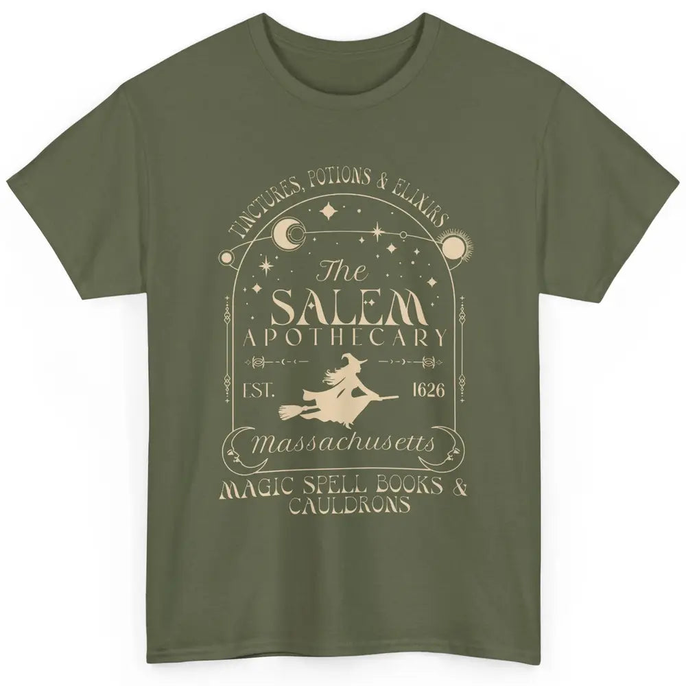 Retro Salem Apothecary Since 1626 Halloween Salem Witches Classic Unisex T-Shirt