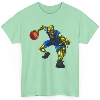 Zombie Basketball Halloween Basketball Players Scary Costume Classic Unisex T-Shirt