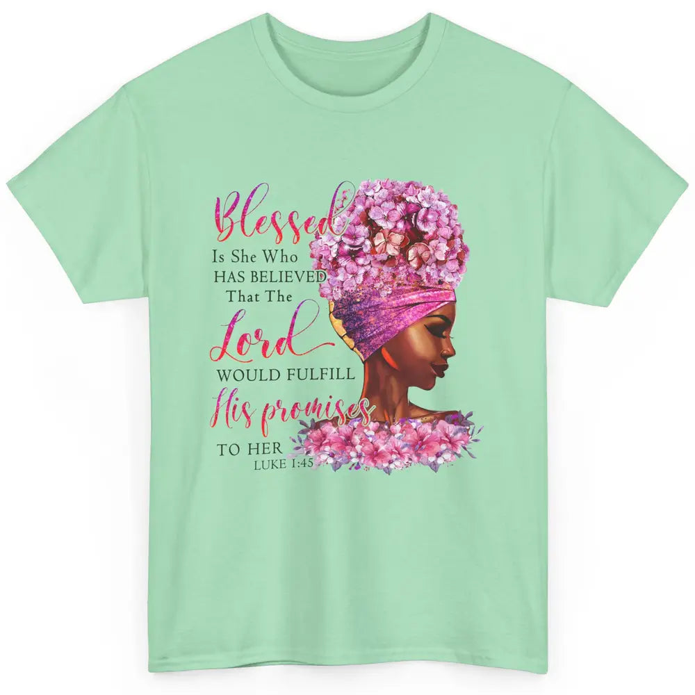 Black Girl In The Midst Of Storm Believe In God Christian Classic Unisex T-Shirt
