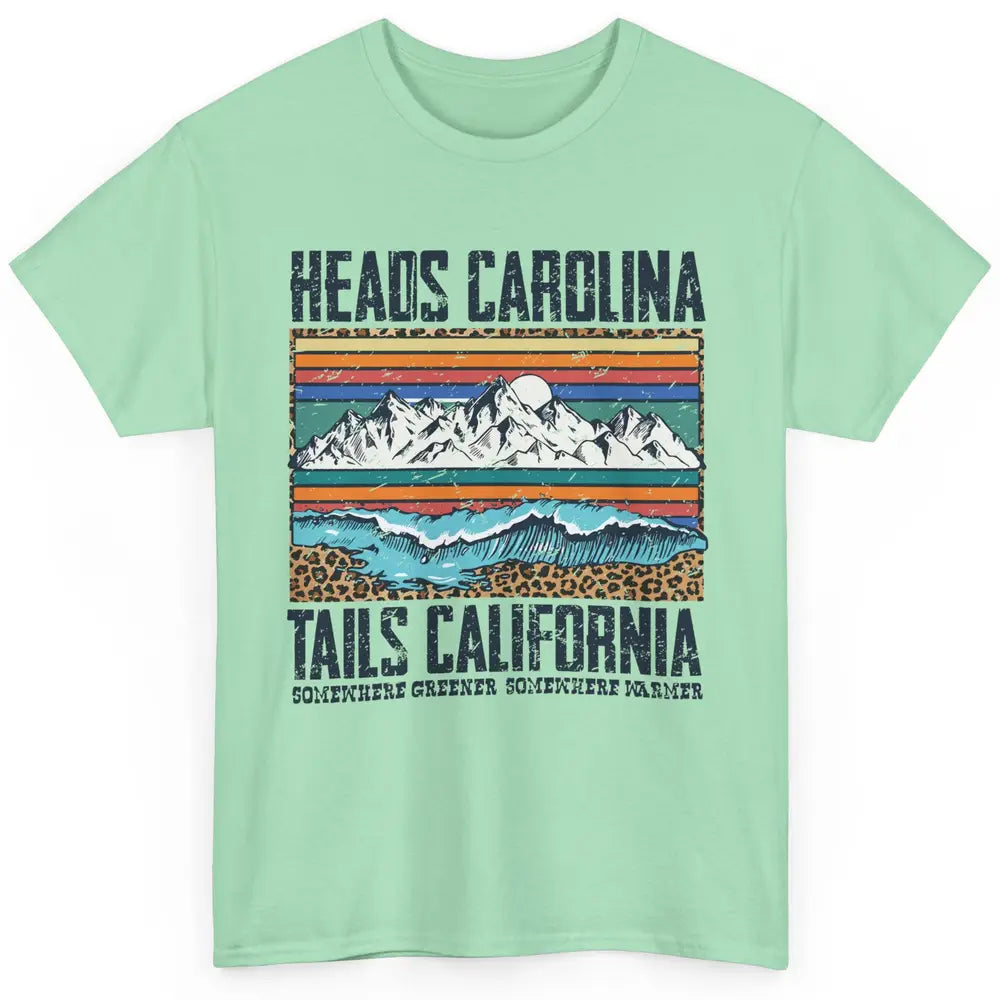 Vintage Heads Carolina Tail California Summer Beach Paradise Classic Unisex T-Shirt