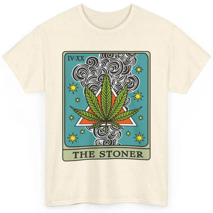 Vintage Weed The Stoner Tarot Card Weed Cannabis Marijuana Classic Unisex T-Shirt