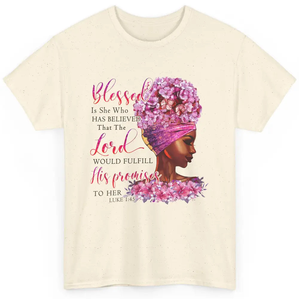 Black Girl In The Midst Of Storm Believe In God Christian Classic Unisex T-Shirt