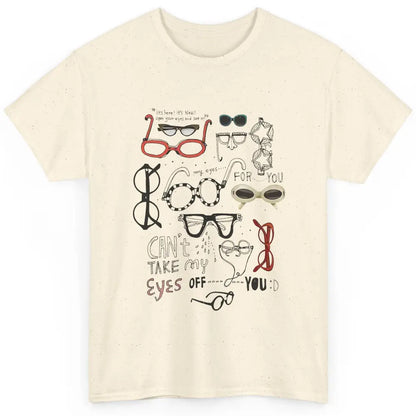 Optometrist Multiple Eyeglasses Hand Drawn Ophthalmologist Classic Unisex T-Shirt