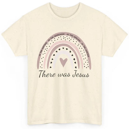 Retro Rainbow In Every Minute There Was Jesus Christian Gift Classic Unisex T-Shirt