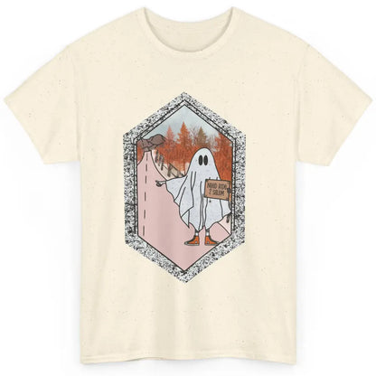 Funny Ghost Need Ride To Salem Witch Halloween Costume Classic Unisex T-Shirt