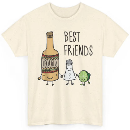 Best Friends Tequila Salt Lime Margarita Drink Wine Pun Joke Classic Unisex T-Shirt