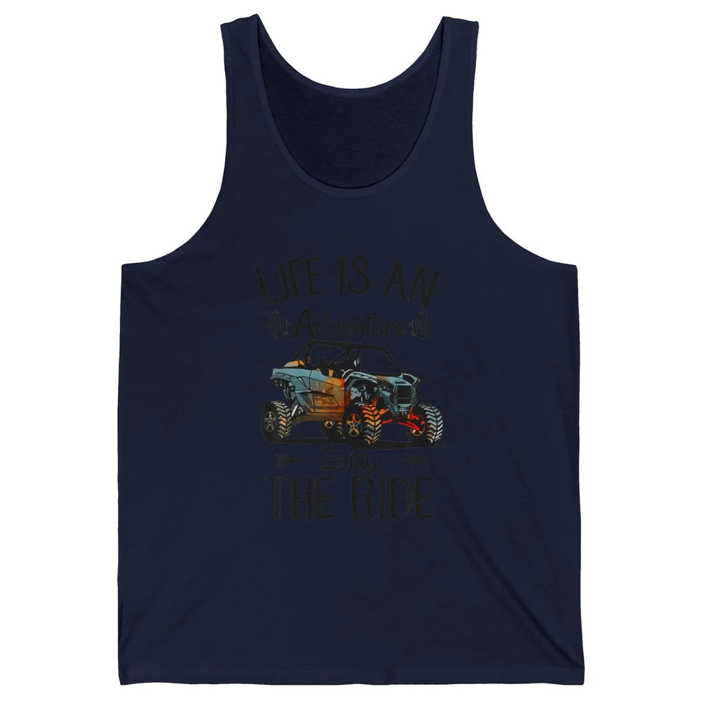 Retro Enjoy The Ride ATV Rider UTV Mud Riding SXS Offroad Unisex Jersey Tank