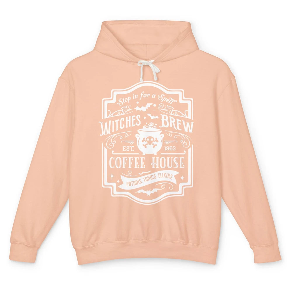 Halloween Witches Brew Coffee House Est 1963 Halloween Witch Unisex Lightweight Hoodie