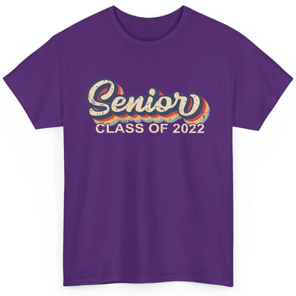 Vintage Retro Senior 2022 Graduation Class Of 2021 Men Women Classic Unisex T-Shirt