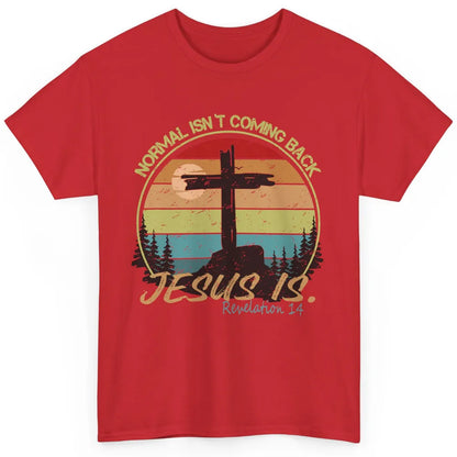 Vintage Normal Isn't Coming Back Jesus is Christian Western Classic Unisex T-Shirt