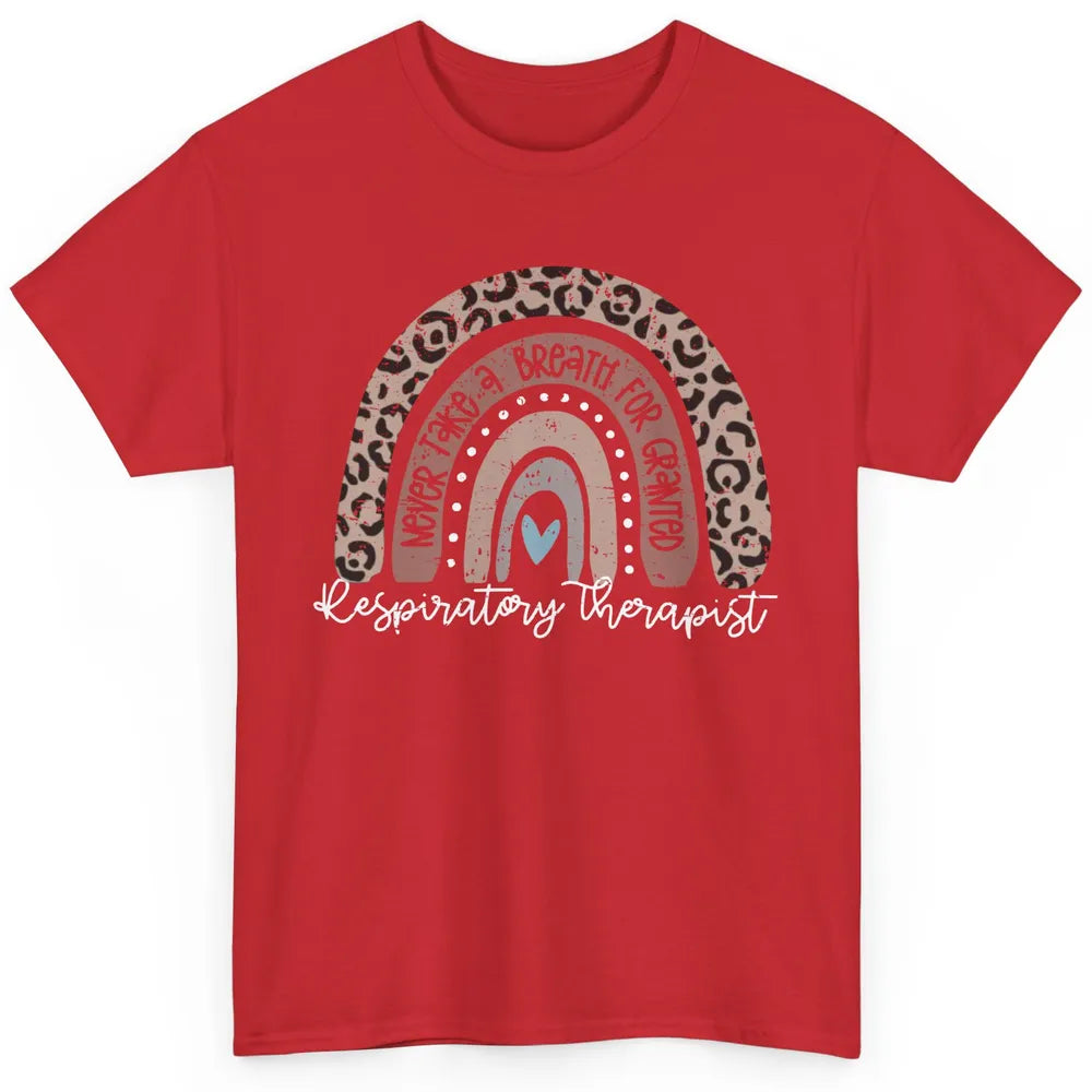 Retro Respiratory Therapy Rainbow Respiratory Therapist Gift Classic Unisex T-Shirt