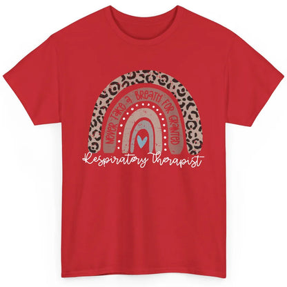 Retro Respiratory Therapy Rainbow Respiratory Therapist Gift Classic Unisex T-Shirt