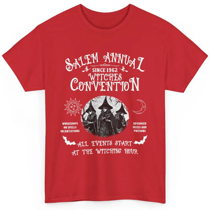 Retro Salem Annual Witches Convention Halloween Witch Magic Classic Unisex T-Shirt