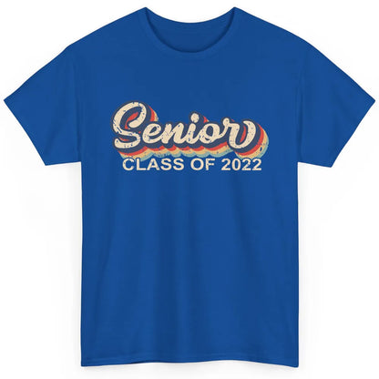 Vintage Retro Senior 2022 Graduation Class Of 2021 Men Women Classic Unisex T-Shirt