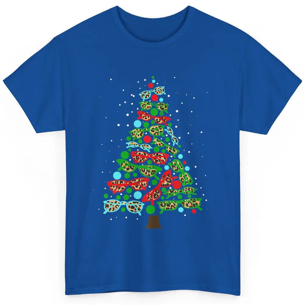 Optician Christmas Funny Xmas Tree Eyeglasses Optometrist Classic Unisex T-Shirt