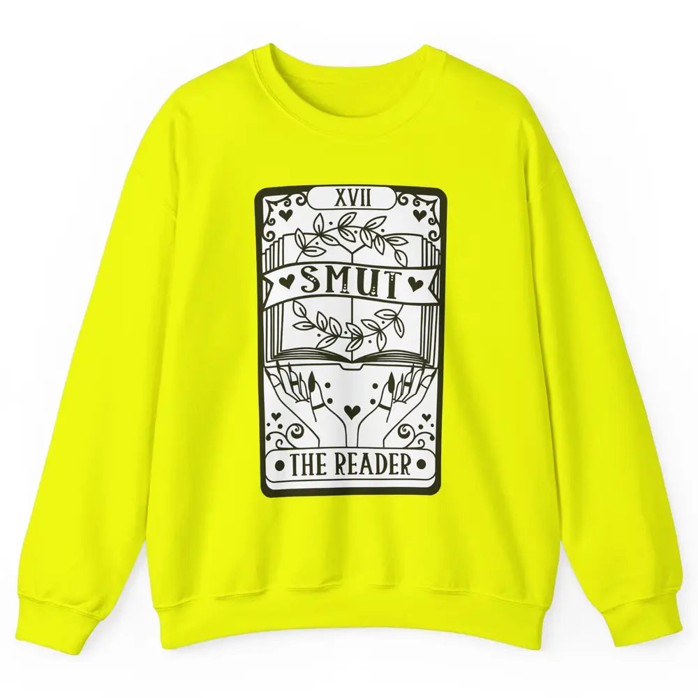 Retro Smut The Reader Tarot Card Halloween Book Lovers Unisex Crewneck Sweatshirt