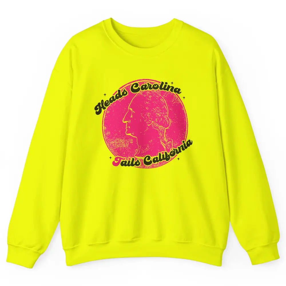 Vintage Heads Carolina Tail California Western Country Unisex Crewneck Sweatshirt