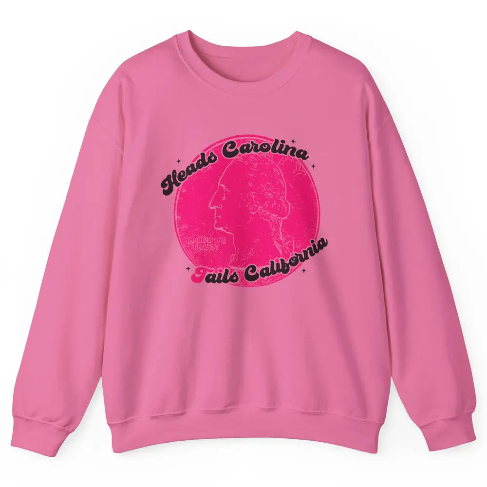 Vintage Heads Carolina Tail California Western Country Unisex Crewneck Sweatshirt