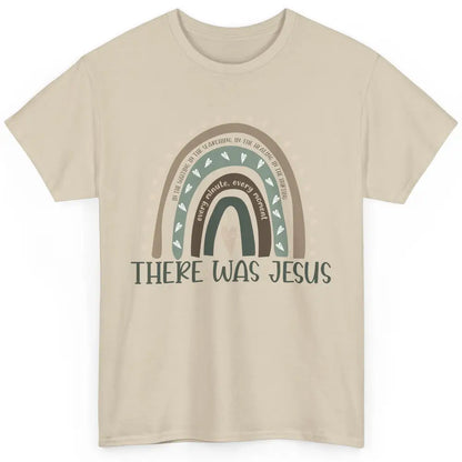 Retro Rainbow In Every Minute There Was Jesus Christian Gift Classic Unisex T-Shirt