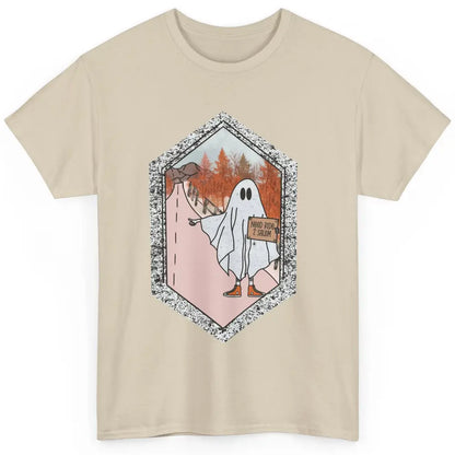 Funny Ghost Need Ride To Salem Witch Halloween Costume Classic Unisex T-Shirt