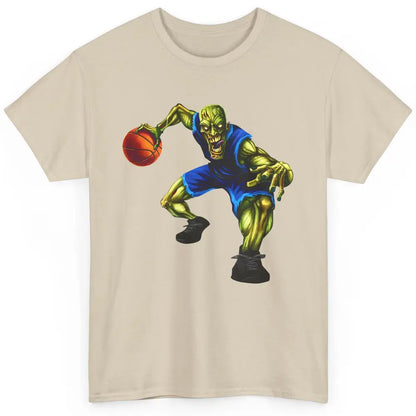 Zombie Basketball Halloween Basketball Players Scary Costume Classic Unisex T-Shirt