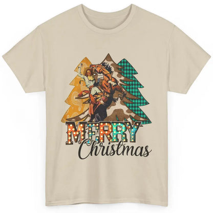 Rodeo Mom Cowgirl Christmas Tree Western Country Cowboy Gift Classic Unisex T-Shirt