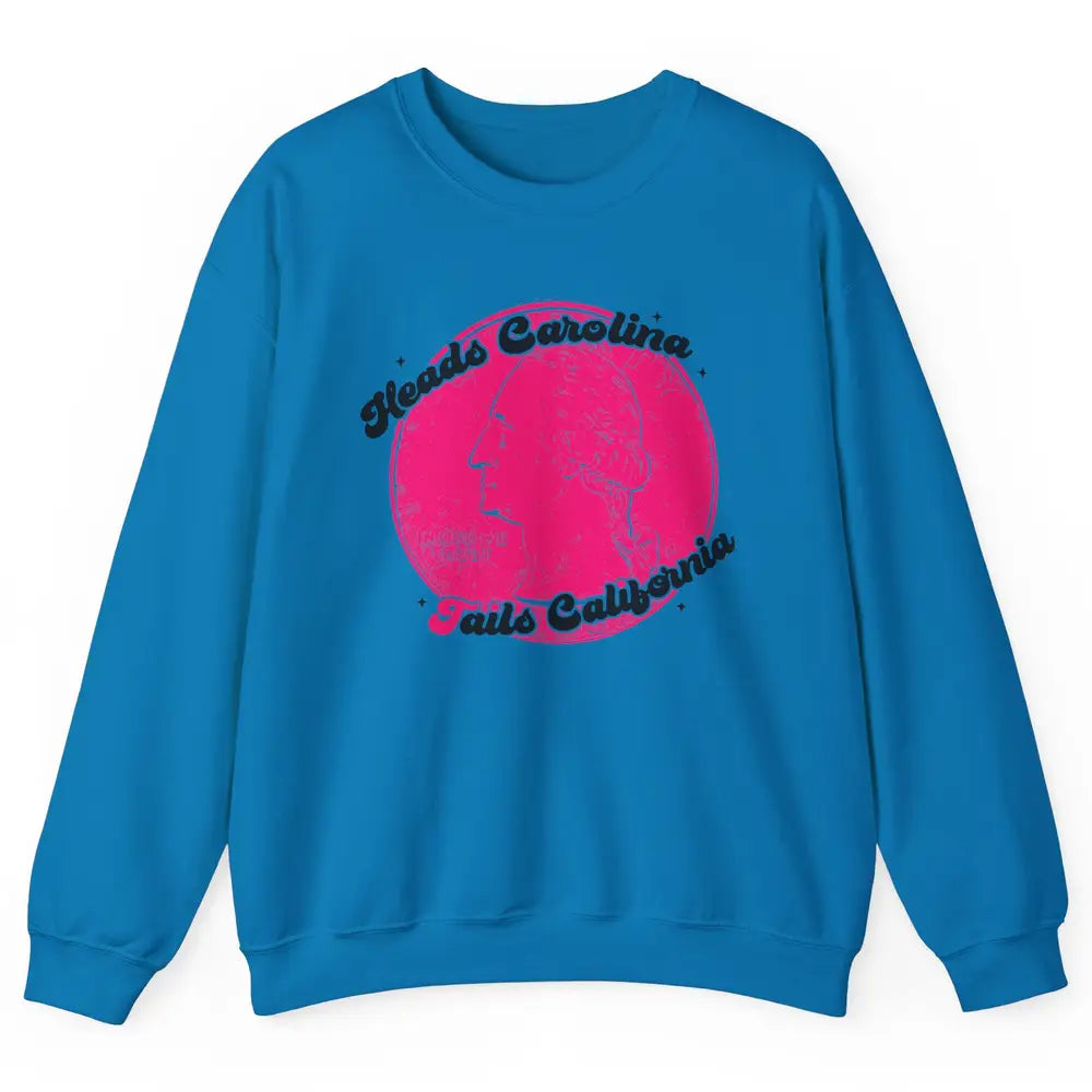 Vintage Heads Carolina Tail California Western Country Unisex Crewneck Sweatshirt