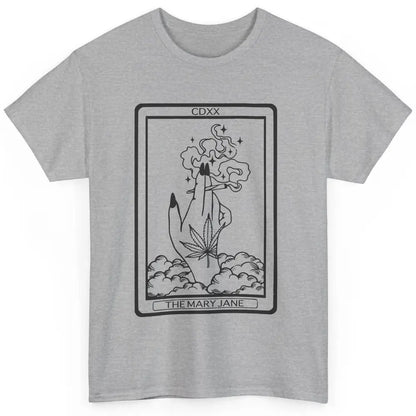 Vintage Weed Mary Jane Tarot Card Weed Smoker Smoking Lady Classic Unisex T-Shirt