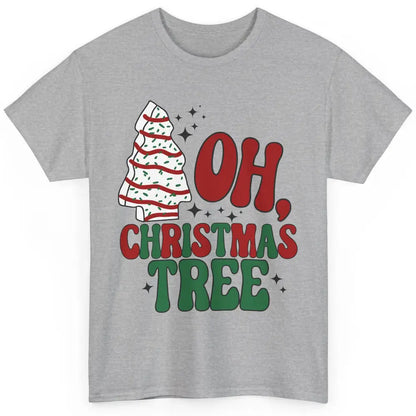 Oh Christmas Tree Cakes Tis The Season Christmas Cake Lovers Classic Unisex T-Shirt