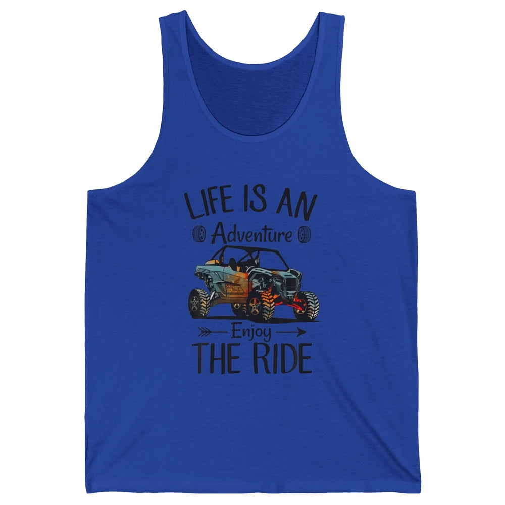 Retro Enjoy The Ride ATV Rider UTV Mud Riding SXS Offroad Unisex Jersey Tank