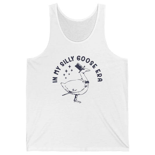 Funny In My Silly Goose Era Silly Goose Sarcastic Goose Meme Unisex Jersey Tank