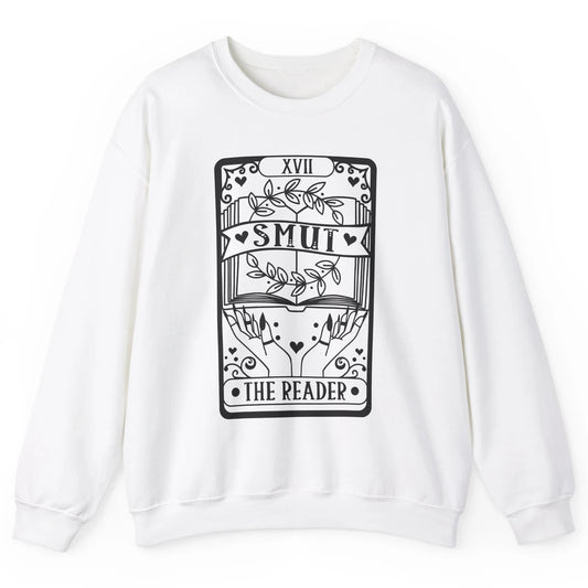 Retro Smut The Reader Tarot Card Halloween Book Lovers Unisex Crewneck Sweatshirt