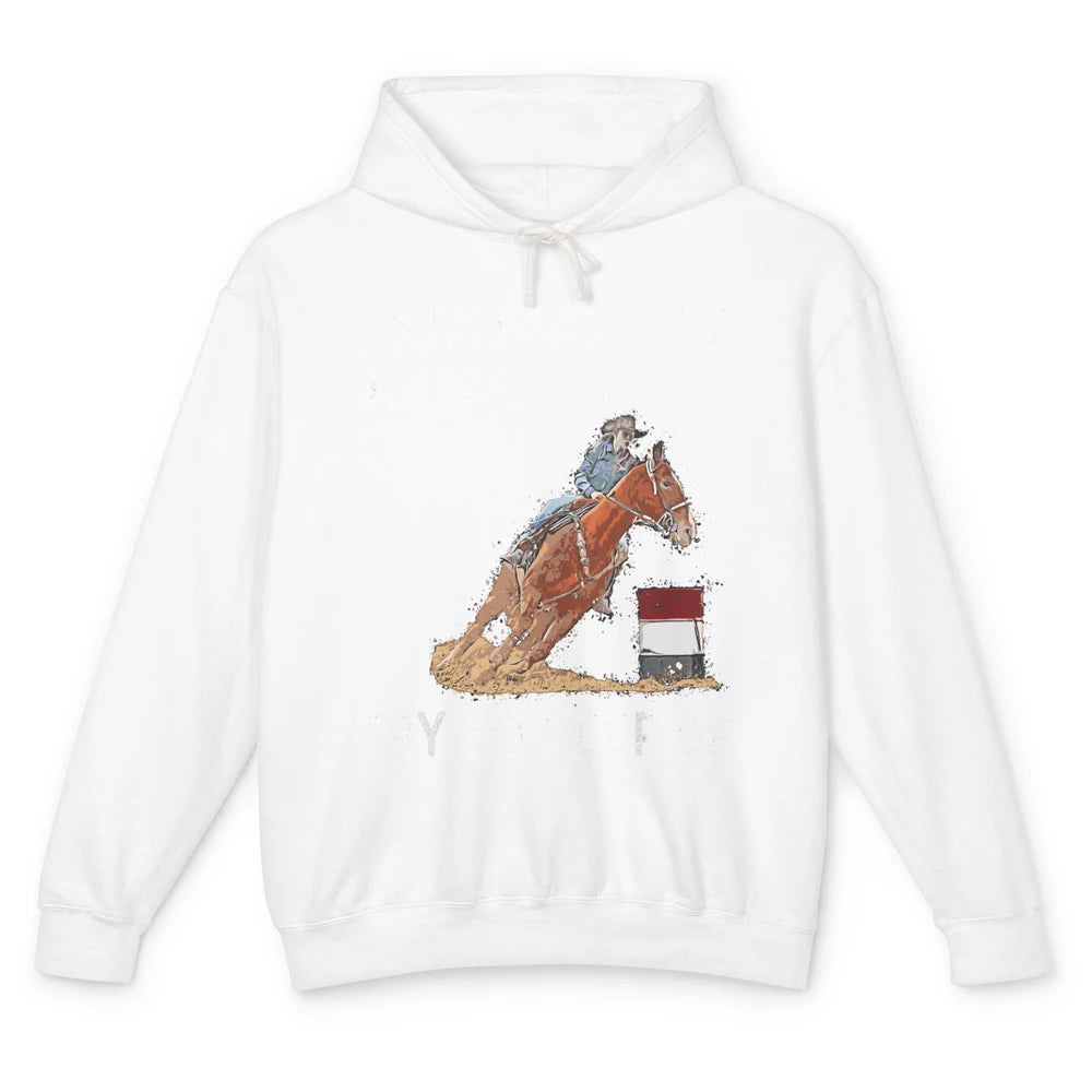 Know Ride Like A Girl Western Country Retro Cowboy Horse Unisex Lightweight Hoodie