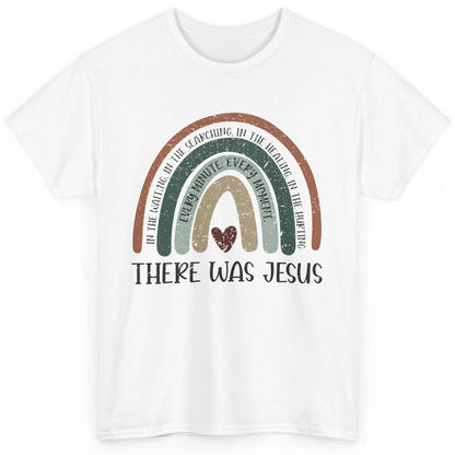 Retro Rainbow In Every Minute There Was Jesus Christian Gift Classic Unisex T-Shirt
