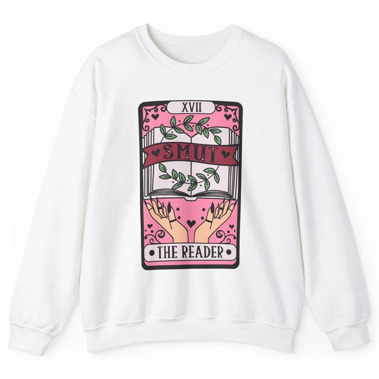 Retro Smut The Reader Tarot Card Halloween Book Lovers Unisex Crewneck Sweatshirt