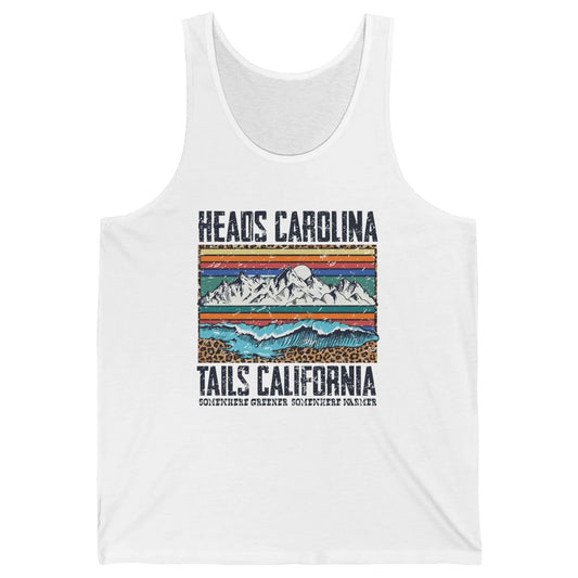 Vintage Heads Carolina Tail California Summer Beach Paradise Unisex Jersey Tank