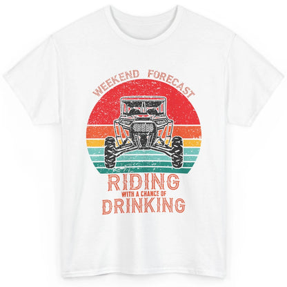 Vintage UTV Weekend Forecast Drinking Mud Riding SXS Life Classic Unisex T-Shirt