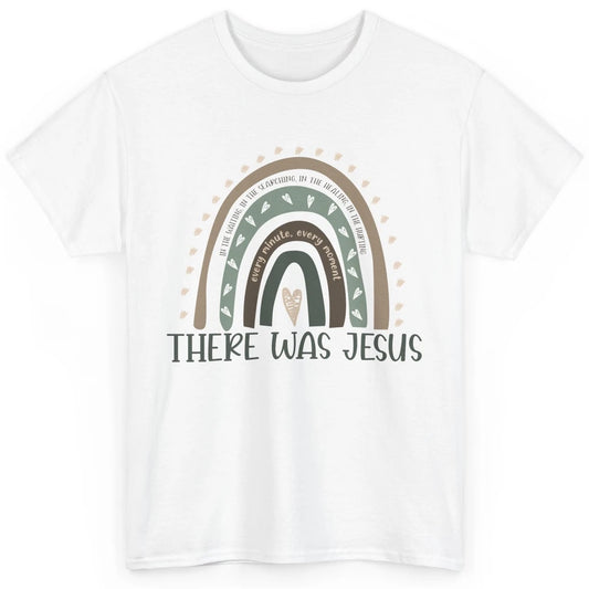 Retro Rainbow In Every Minute There Was Jesus Christian Gift Classic Unisex T-Shirt