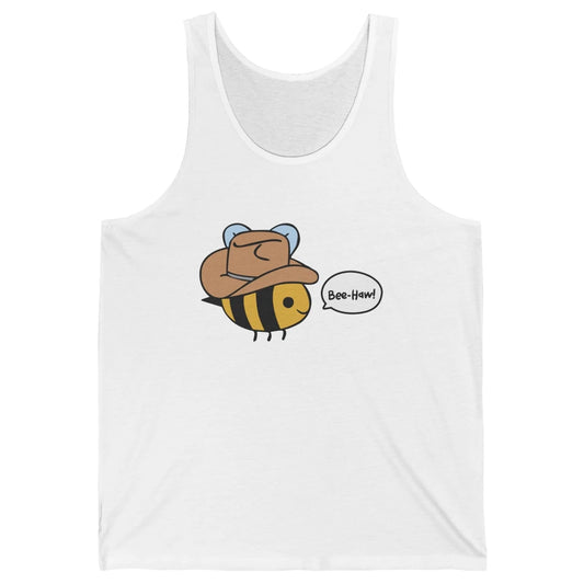 Funny Beehaw Cowboy Bee Lovers Western Country Cowgirl Gift Unisex Jersey Tank